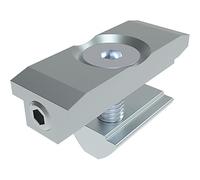 Fath Connecteur direct I Item System pour connecter 2 profilés en aluminium croisés ou parallèles avec rainure 8, acier galvanisé - 1 pièce