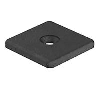 Fath Lot de 10 capuchons à visser pour profilés en aluminium 40 x 40 mm