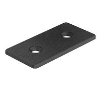 Fath Lot de 10 capuchons à visser pour profilés en aluminium 80 x 40 mm