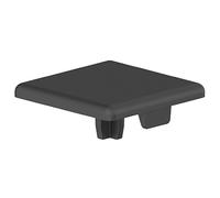 Fath Lot de 10 capuchons enfichables 2 croix pour profilés en aluminium 40 x 80 mm