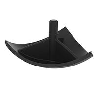 Fath Lot de 10 capuchons pour angle d'angle, forme ronde pour profilé en aluminium 40, plastique PA