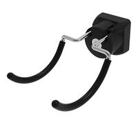 Fath Porte-outils FXR35 - Double crochet avec revêtement en PVC compatible avec profil 40 pour rainure 8, noir