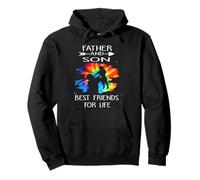 Father and Son Best Friend for Life Tie Dye Fathers Day Sweat à Capuche