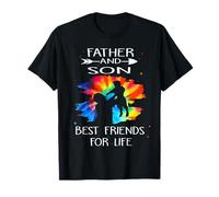 Father and Son Best Friend for Life Tie Dye Fathers Day T-Shirt