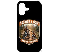 Father and Son We Ride Together Dirt Bike Dad MX Coque pour iPhone 17