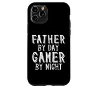 Father by Day Gamer by Night Geek Nerd Gaming Dad Gamers Coque pour iPhone 11 Pro