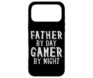 Father by Day Gamer by Night Geek Nerd Gaming Dad Gamers Coque pour iPhone 17 Pro Max
