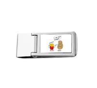 Father Potato Chips Origin Porte-monnaie fin en acier inoxydable