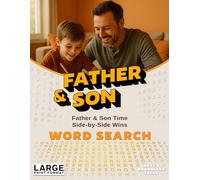 Father & Son Time: Word Search: Side-by-Side Wins - Easy-to-Read Word Searches for Quality Time