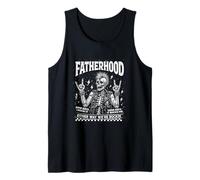 Fatherhood Rockin' Dad Punk Squelette Skull Funny Parent Life Débardeur