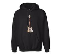 Fathers Day Black Enjoy Rickenbacker Bass Guitars Shirts - Standard Hoodie Hoody Sweatshirt Black XL