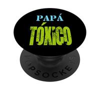 Fathers Day El Papa Mas Chingon Funny Mexicans Dad Spanish PopSockets PopGrip Adhésif