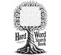 Fathers Day Gifts for Dad: Hard Word Search Book: 100 Challenging Puzzles with Answers