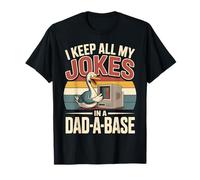 Fathers Day I Keep Jokes in A Dad A Base Funny Dad Chemises pour Papa T-Shirt
