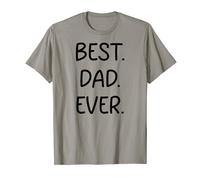 Father's Day Quotes Typography Slogan World's Best dad ever T-Shirt