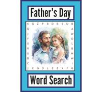 Father's Day Word Search, Large Print (Blue): Entertaining Puzzles for Stress Relief and Relaxation, 6x9 inches, 126 pages, 60+ puzzles