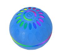 fatiaou Balle Interactive pour Chien, ABS Balle Intelligente Électrique pour Chat - 6,5cm, Robuste, À Roulement Automatique avec Lumières LED | pour Chiot Chats Races Moyennes Et Grandes