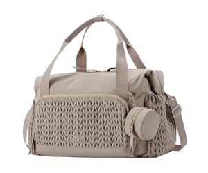 Faticenic Sac à couches fourre-tout sac d'hôpital de maternité de capacité avec compartiment et étui à sucette pour hôpital voyage, couche, fourre-tout