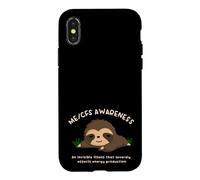Fatigue Chronique : Fatigue Mignon Paresseux fatigué ME/CFS Longue maladie Covid Coque pour iPhone X/XS
