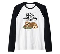 Fatigue Chronique ME/CFS - Slow Mornings Club Paresseux Manche Raglan