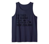 Fatigué de se réveiller et de ne Pas être en Nouvelle-Zélande Kiwi NZ Débardeur