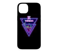 Fatigué Esthétique Cyber Vaporwave Style Japon Tokyo Osaka Coque pour iPhone 14 Plus