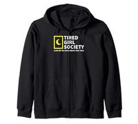 Fatigué Girl Society Like We're Even Awake for This Sweat à Capuche