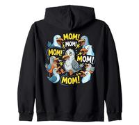Fatigué Maman Mouette Hurlant MOM! Funny Motherhood Sweat à Capuche