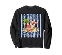Fatigué Teachers Summer Club Jour de Vacances Scolaires Sweatshirt