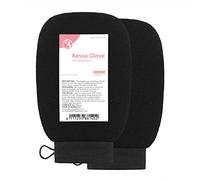 Fatima's Garden Gants Kessa Exfoliants - Gommage Spa Naturels, Noir (2 Gants)