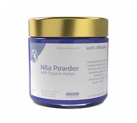 Fatima's Garden Poudre de Nila 200g - Poudre Indigo Maroc pour Visage et Cheveux - Soin Exfoliant, Hydratant et Anti-Taches - 100% Naturelle