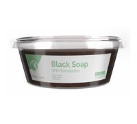 Fatima's Garden Savon Noir à l'Eucalyptus - Nettoyant Purifiant, 150g