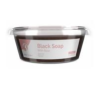 Fatima's Garden Savon Noir à l'Huile de Rose - Exfoliant Naturel, 150g