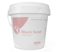 Fatima's Garden Savon Noir à l'Huile de Rose - Exfoliant Naturel, 1kg