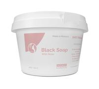 Fatima's Garden Savon Noir à l'Huile de Rose - Exfoliant Naturel, 450g