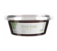 Fatima's Garden Savon Noir à l'Huile d'Olive - Nettoyant Naturel, 150g