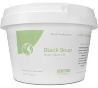 Fatima's Garden Savon Noir à l'Huile d'Olive - Nettoyant Naturel, 450g