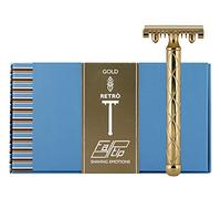 Fatip Classic Retro Gold Grand rasoir à peigne ouvert nickelé, simple, standard
