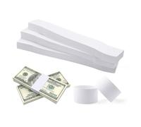 Fatiya Lot de 300 bandes autocollantes blanches pour billets de banque