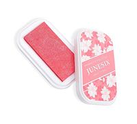 Fatiya Tampon encreur pailleté de couleur métallique pour loisirs créatifs, tampon lavable, tampon encreur pour tampons en caoutchouc, papier, bois (UM-11 Corail)