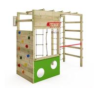 FATMOOSE Aire de Jeux CleverClimber Club XXL Portique de Jeux en Bois Tour d'escalade