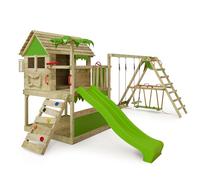 Aire de jeux - FATMOOSE - TikaTaka - Bois massif - 2 agrès - 3 ans et plus