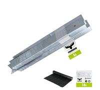 FATMOOSE SolidRoot Ancrage d'angle en acier galvanisé à chaud pour tours de jeu, balançoires, maisons sur pilotis - Lot de 6 ancres avec toile anti-mauvaises herbes