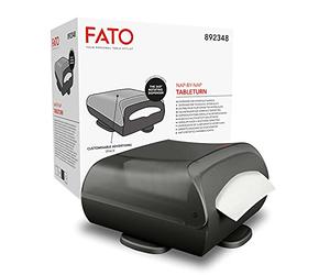 Fato, TableTurn Distributeur de serviettes intercalées 16x24, Système Nap-by-Nap, Utilisation sur table ou comptoir, ABS, Couleur Noir
