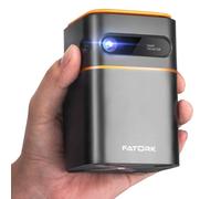 FATORK Mini Projecteur 5G WiFi 6 Bluetooth Courte Portée Projecteur Portable HD 1080P DLP avec Batterie Rechargeable Mémoire 1G Support Téléphone Portable Compatible avec iOS/Android/HDMI/USB