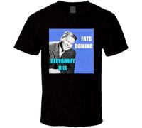 Fats Domino Blueberry Hill T Shirt Men's Male Black L