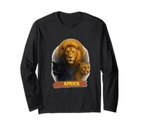 Fats royaux Sauvages et dignes dans Un décor Safari Manche Longue