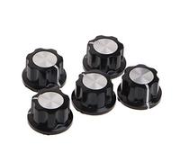 fatteryu 5 pièces MF-A01 potentiomètre Bouton Capuchon intérieur 6mm Interrupteur Rotatif bakélite WH118 WX050