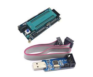 fatteryu Carte de développement de système AVR ATMEGA et Module USB ATMEGA8 ISP Programmer 51