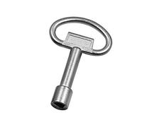 fatteryu Clé de clé Universelle de Triangle d'armoire d'ascenseur de boîte d'armoire électrique MS705